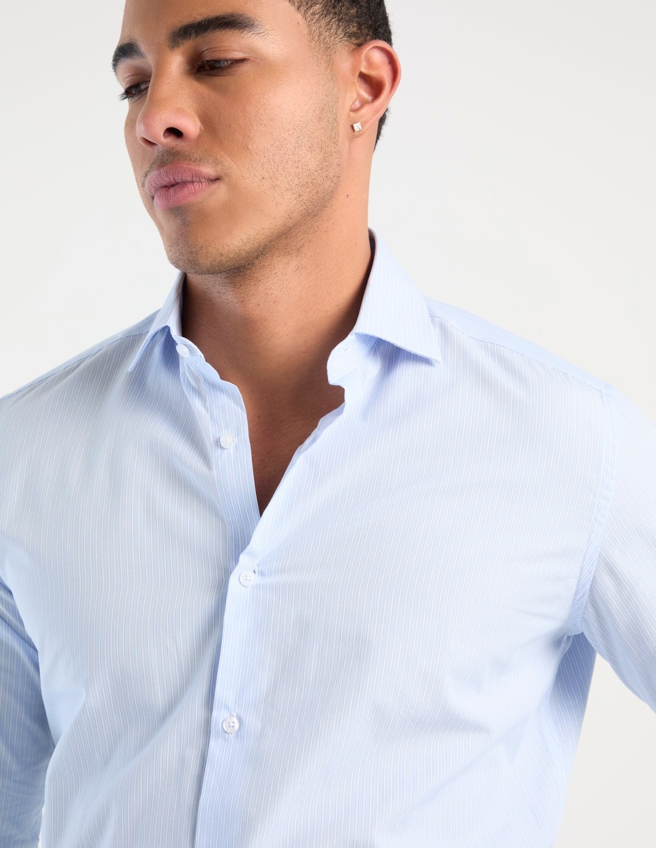Camisa de vestir manga larga para hombre