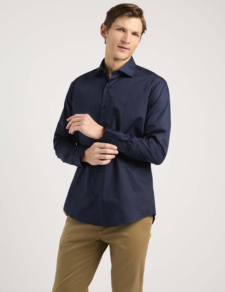 Camisa de vestir manga larga para hombre