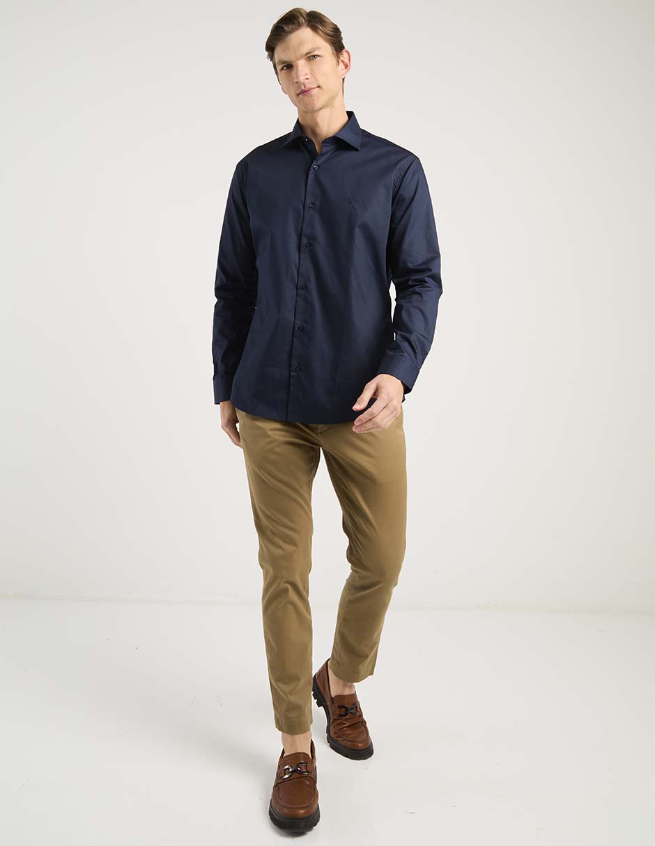 Camisa de vestir manga larga para hombre