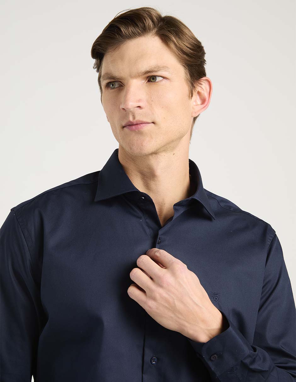 Camisa de vestir manga larga para hombre