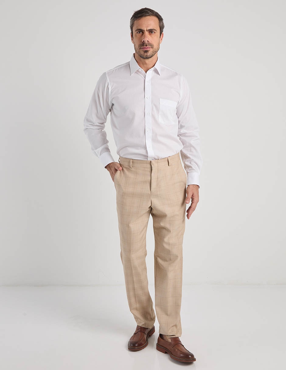 Camisa de vestir Manchester manga larga para hombre