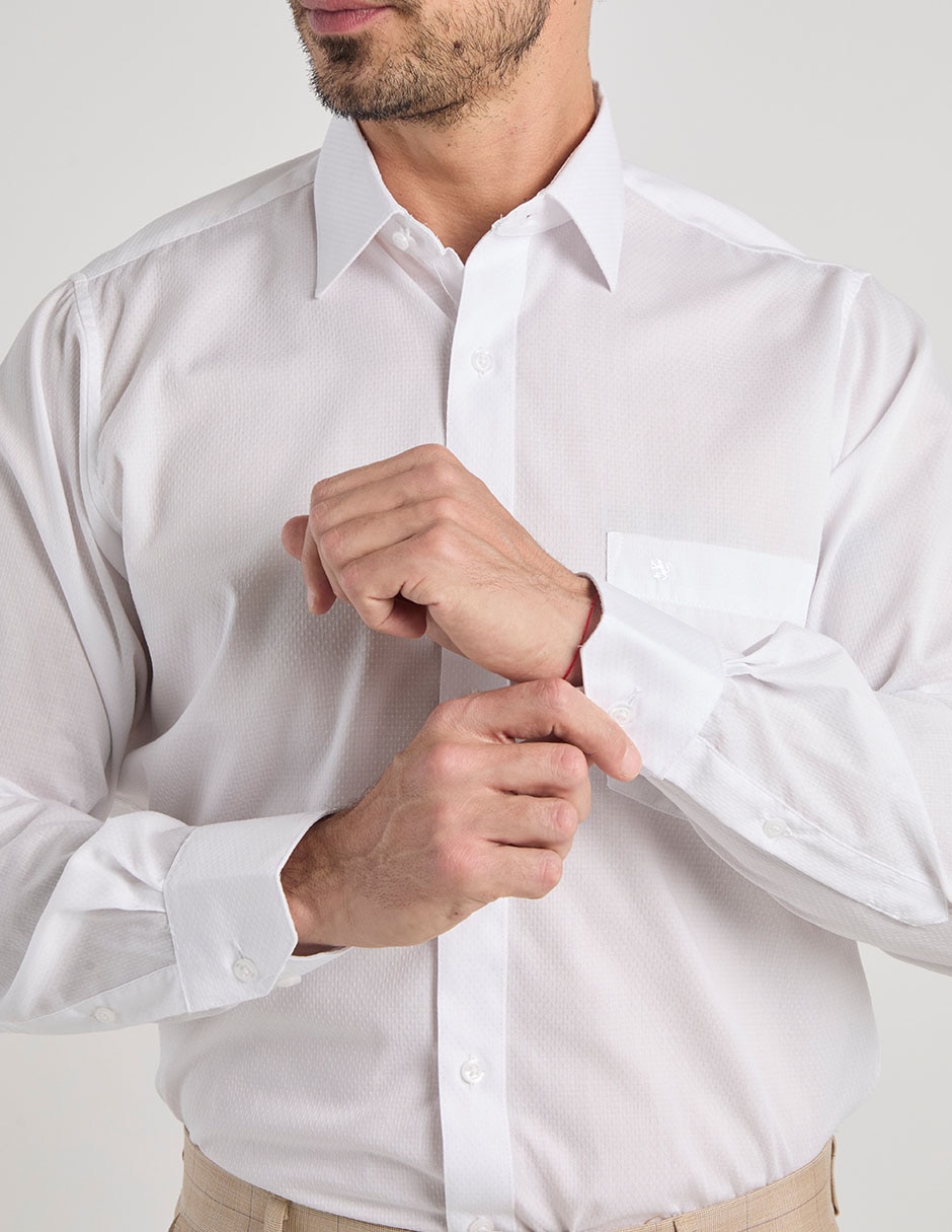 Camisa de vestir Manchester manga larga para hombre