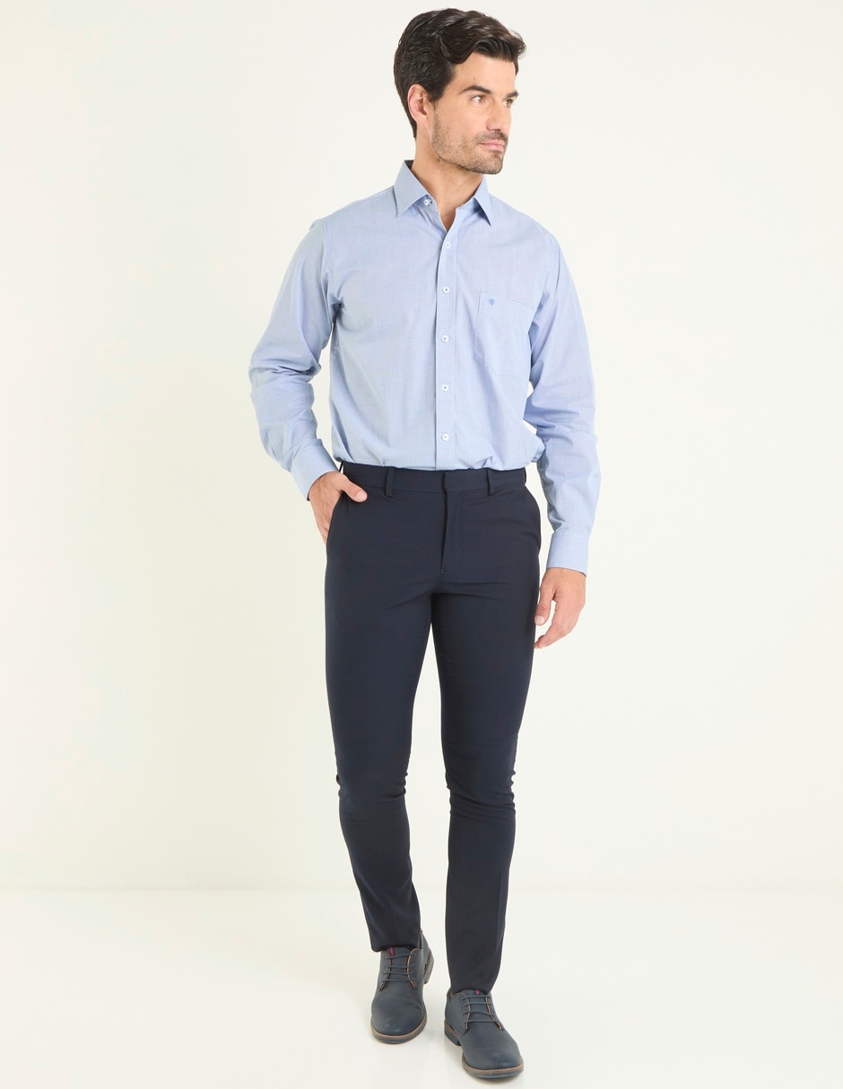 Camisa de vestir Manchester manga larga para hombre