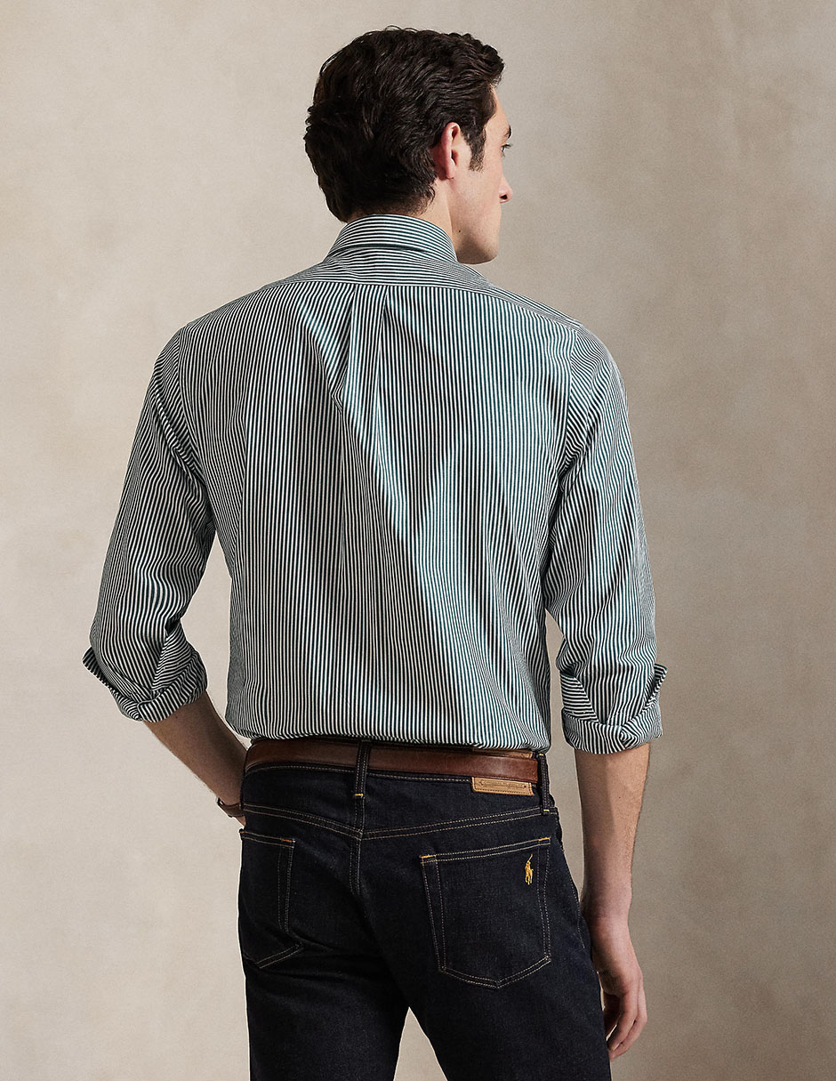 Camisa casual de algodón manga larga para hombre 2