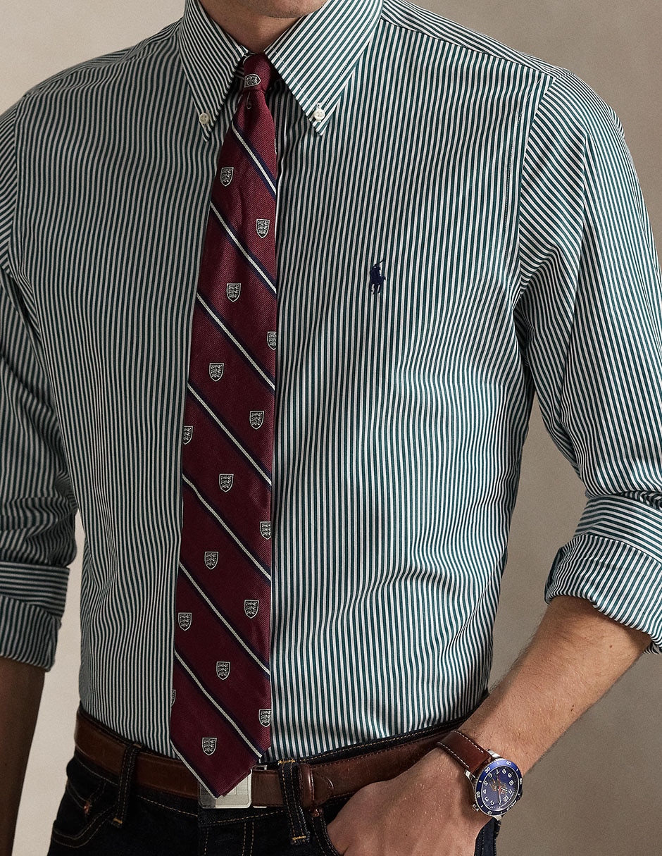 Camisa casual de algodón manga larga para hombre 7
