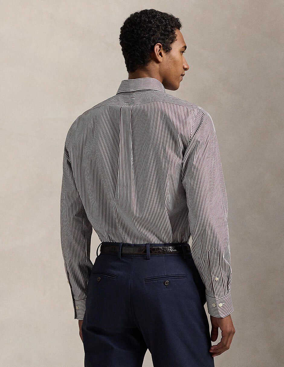 Camisa casual manga larga para hombre 2