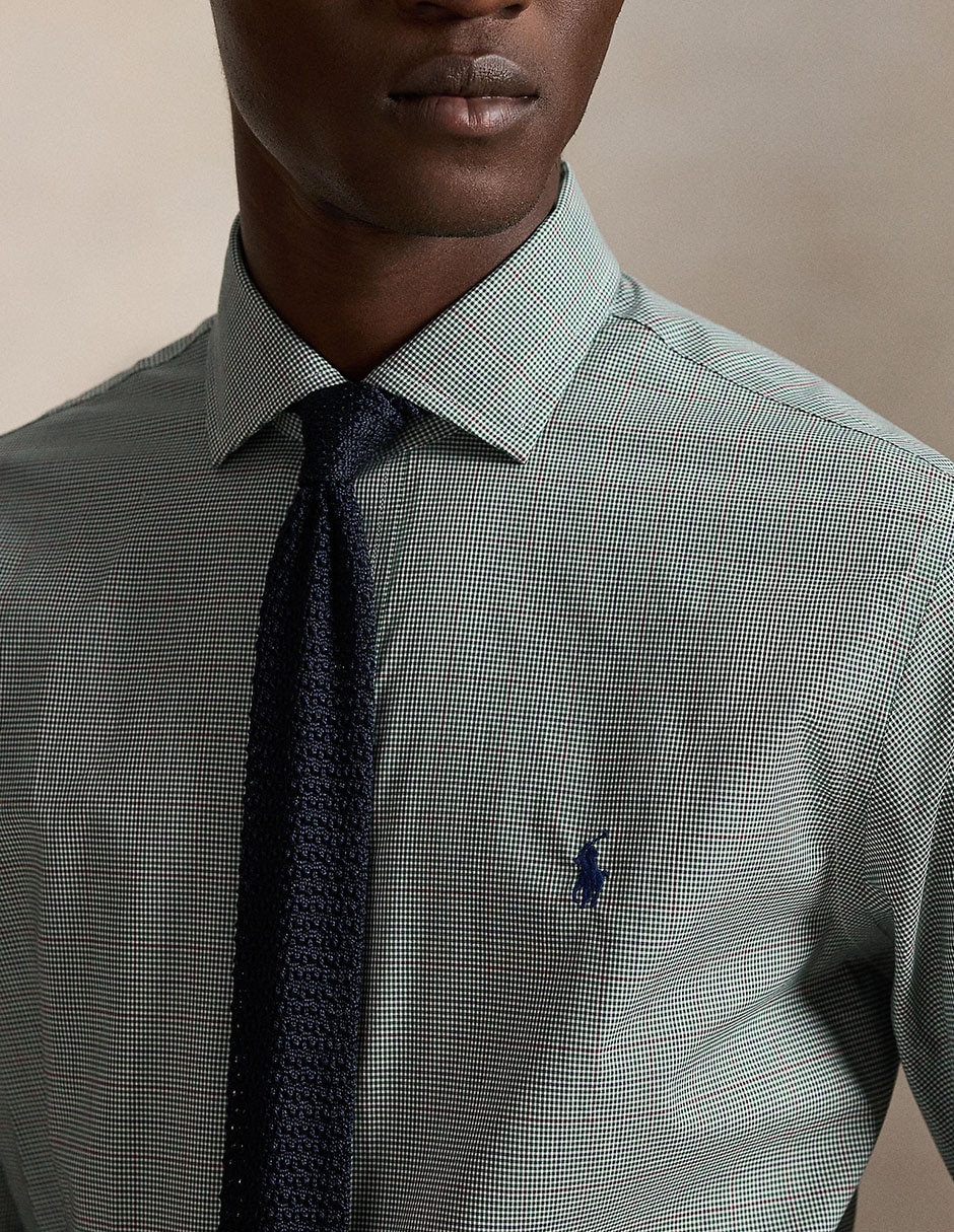 Camisa de vestir manga larga para hombre