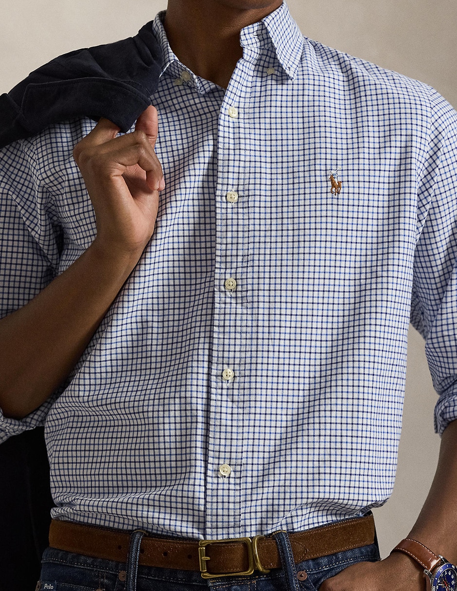 Camisa casual manga larga para hombre 3