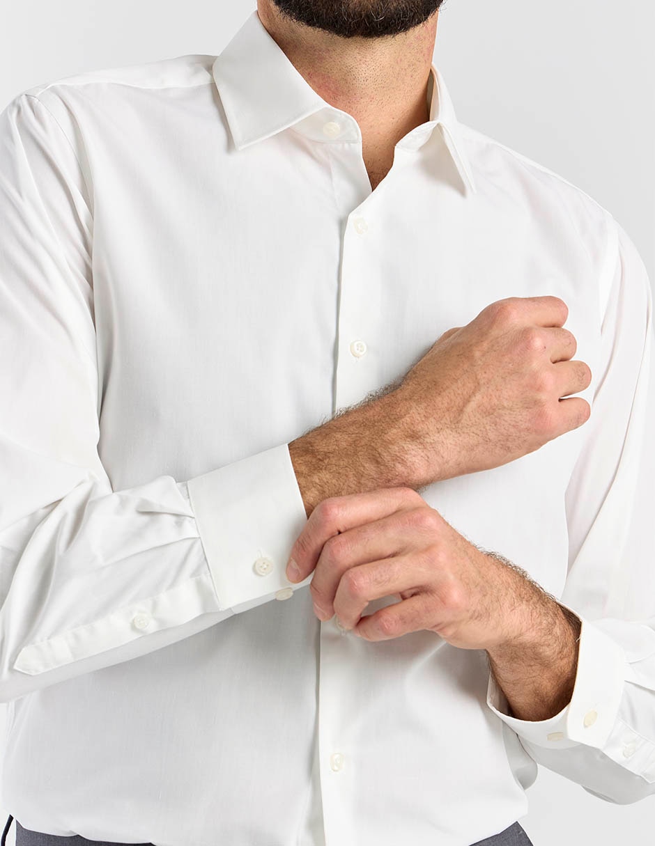 Camisa de vestir manga larga para hombre