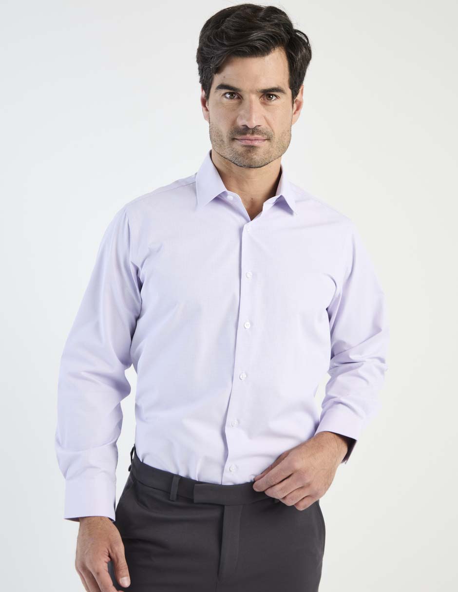 Camisa de vestir manga larga para hombre 1