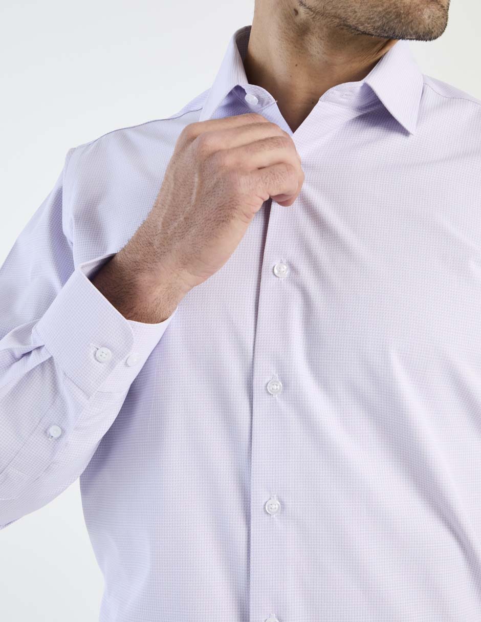 Camisa de vestir manga larga para hombre 7