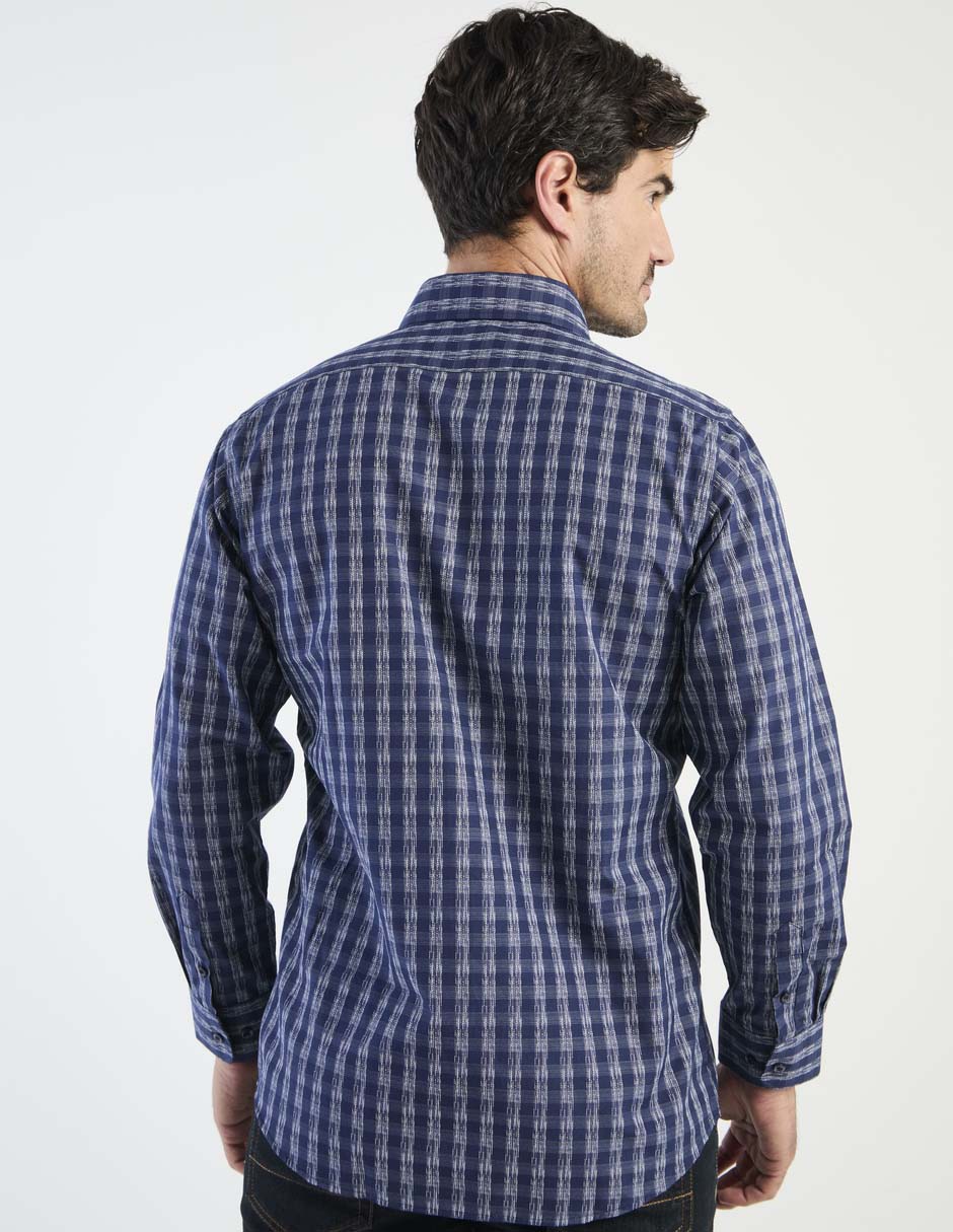 Camisa casual Regent Street manga larga para hombre