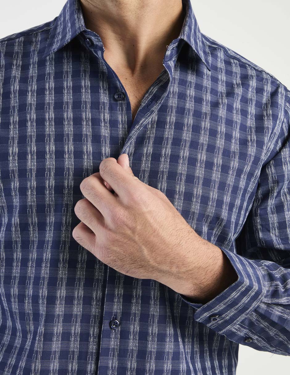 Camisa casual Regent Street manga larga para hombre