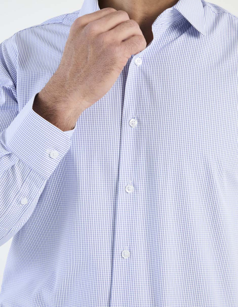 Camisa de vestir manga larga para hombre 7