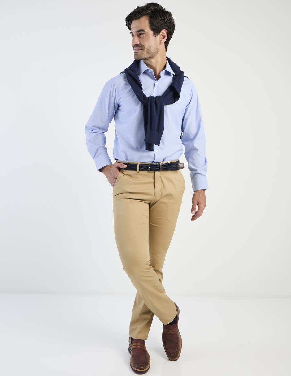 Camisa de vestir manga larga para hombre 6