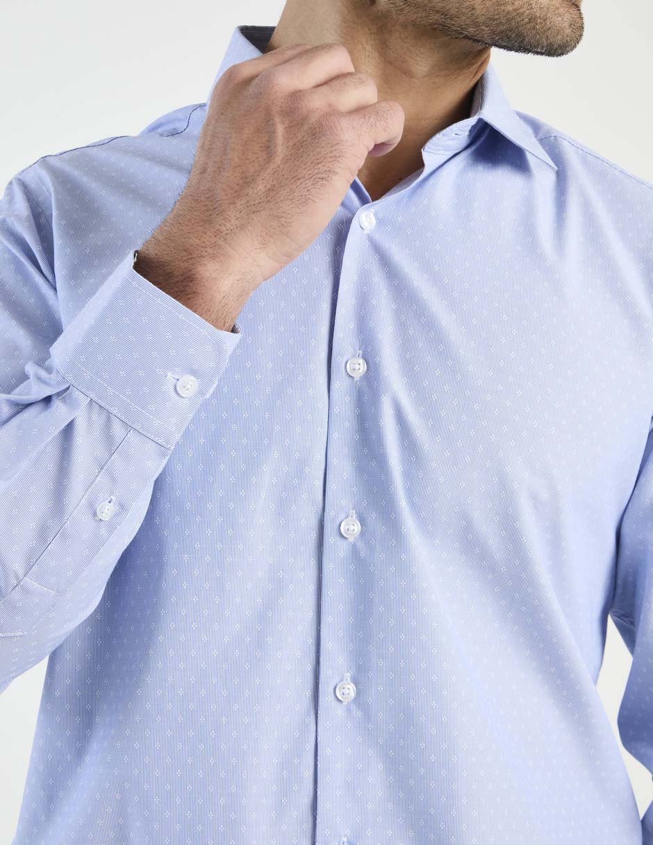 Camisa de vestir manga larga para hombre 7