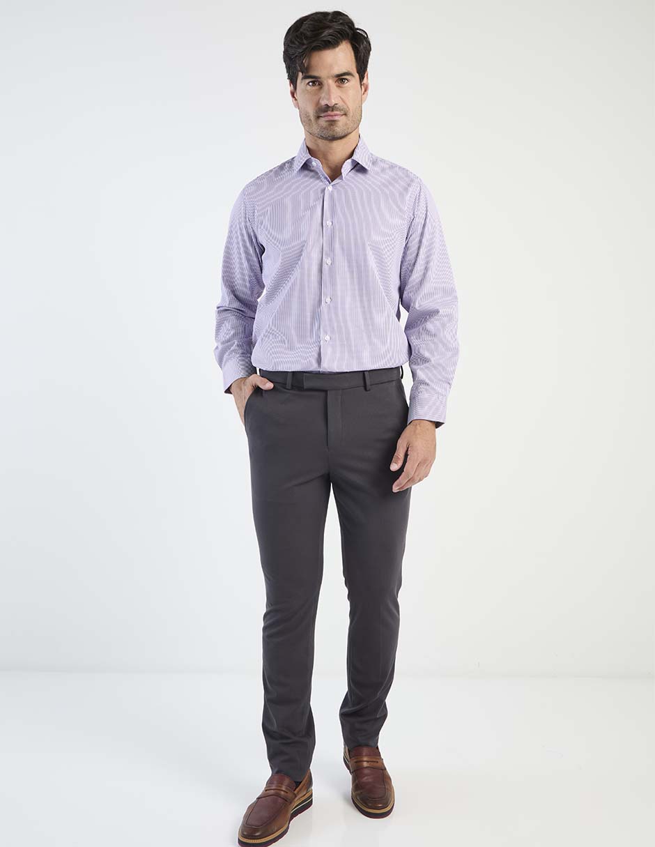 Camisa de vestir manga larga para hombre 6