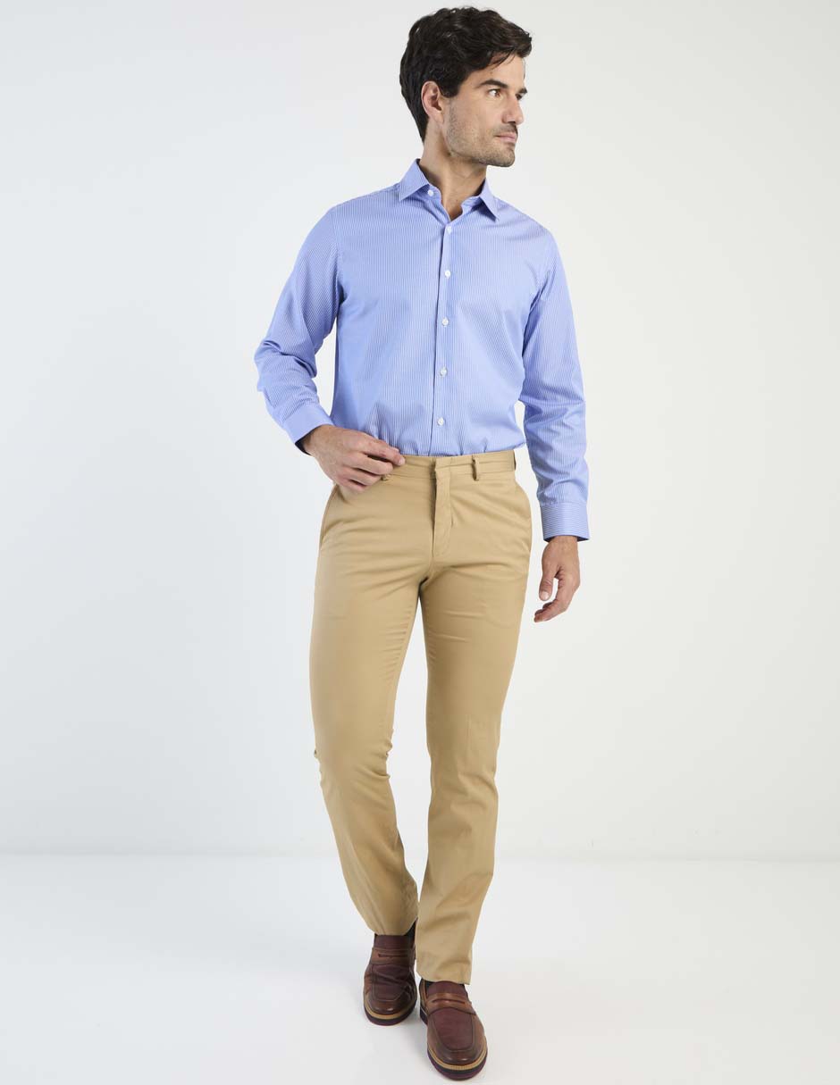 Camisa de vestir manga larga para hombre
