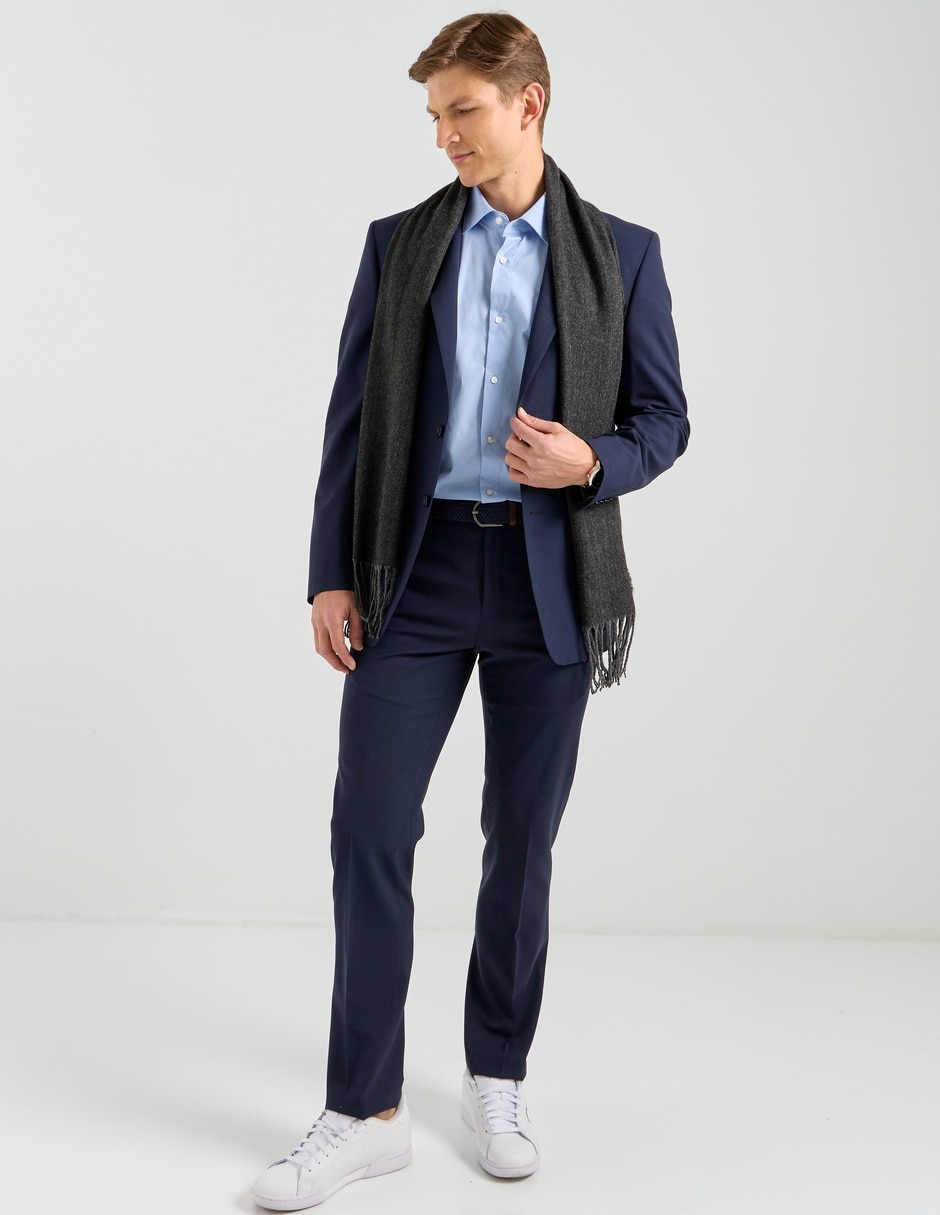 Camisa casual Hugo de algodón manga larga para hombre