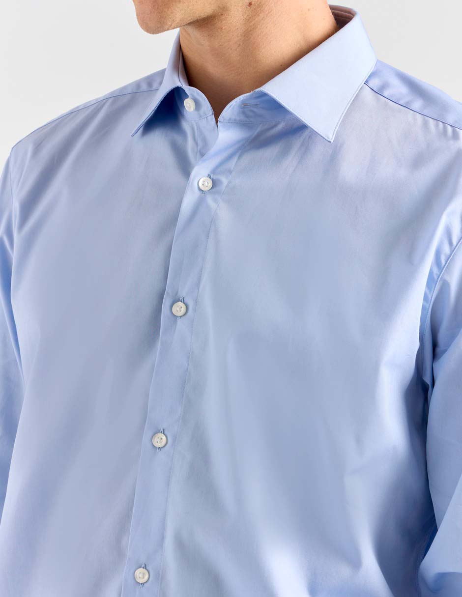 Camisa casual Hugo de algodón manga larga para hombre
