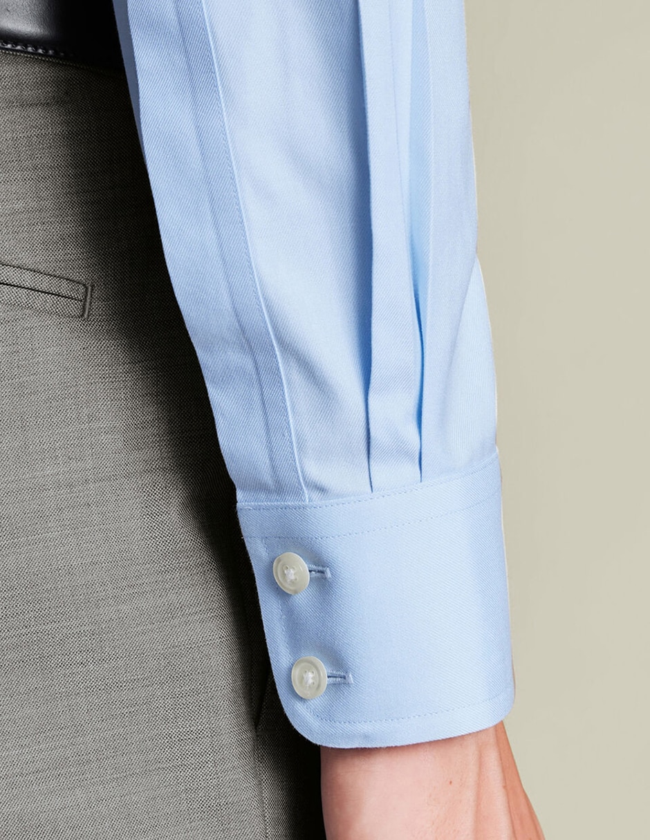 Camisa de vestir Charles Tyrwhitt de algodón manga larga para hombre