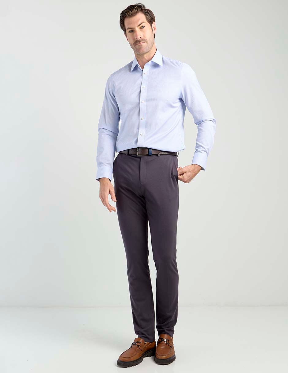 Camisa de vestir Charles Tyrwhitt de algodón manga larga para hombre