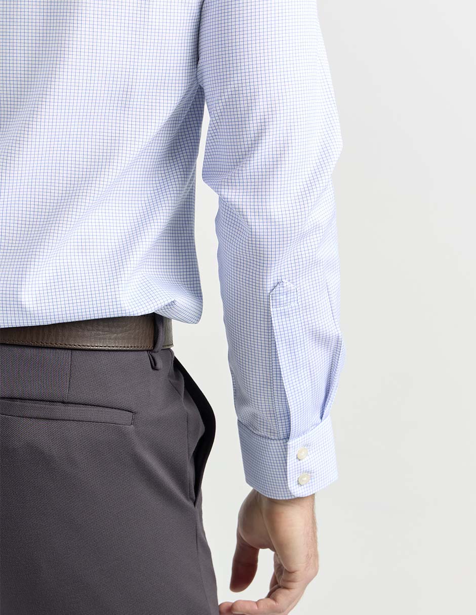 Camisa de vestir Charles Tyrwhitt de algodón manga larga para hombre