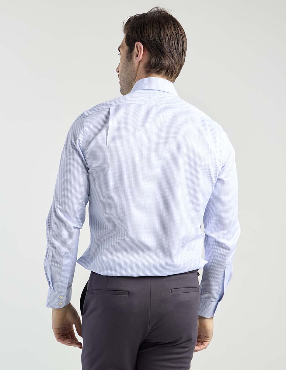 Camisa de vestir Charles Tyrwhitt de algodón manga larga para hombre