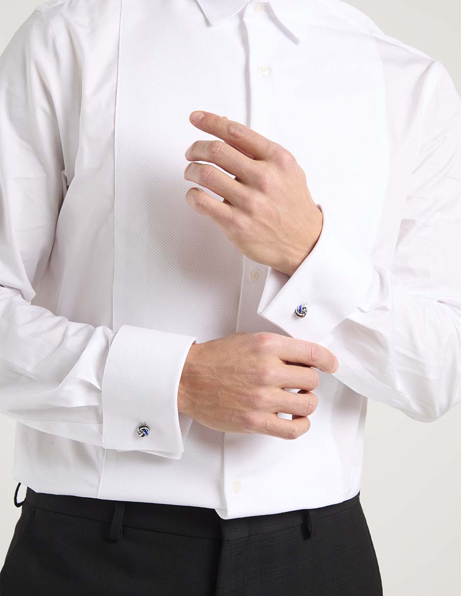 Camisa de vestir de algodón manga larga para hombre 2