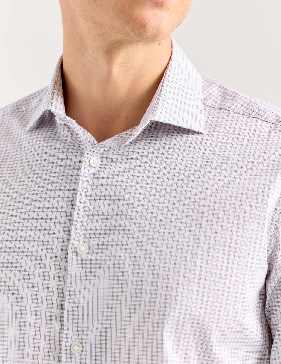 Camisa de vestir de algodón manga larga para hombre 2
