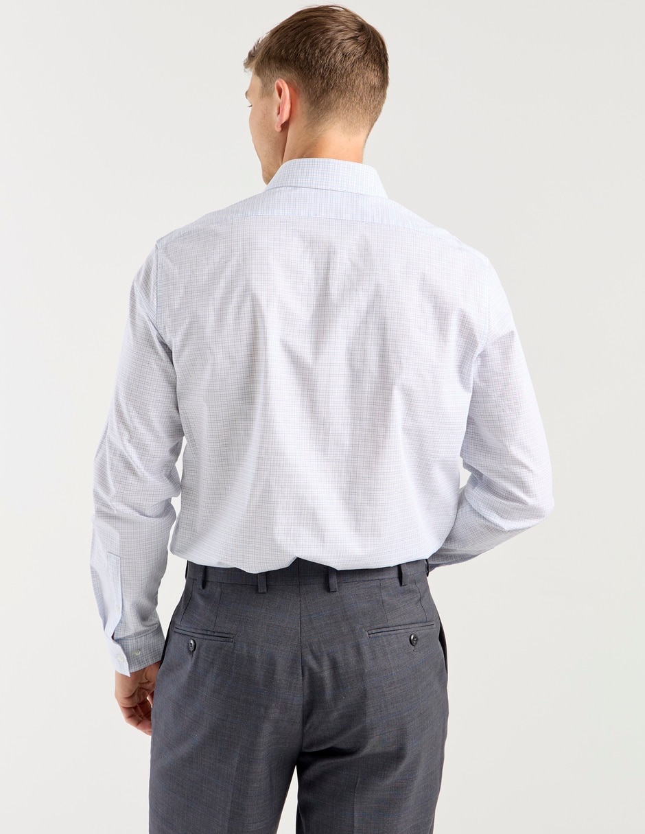 Camisa de vestir de algodón manga larga para hombre 5