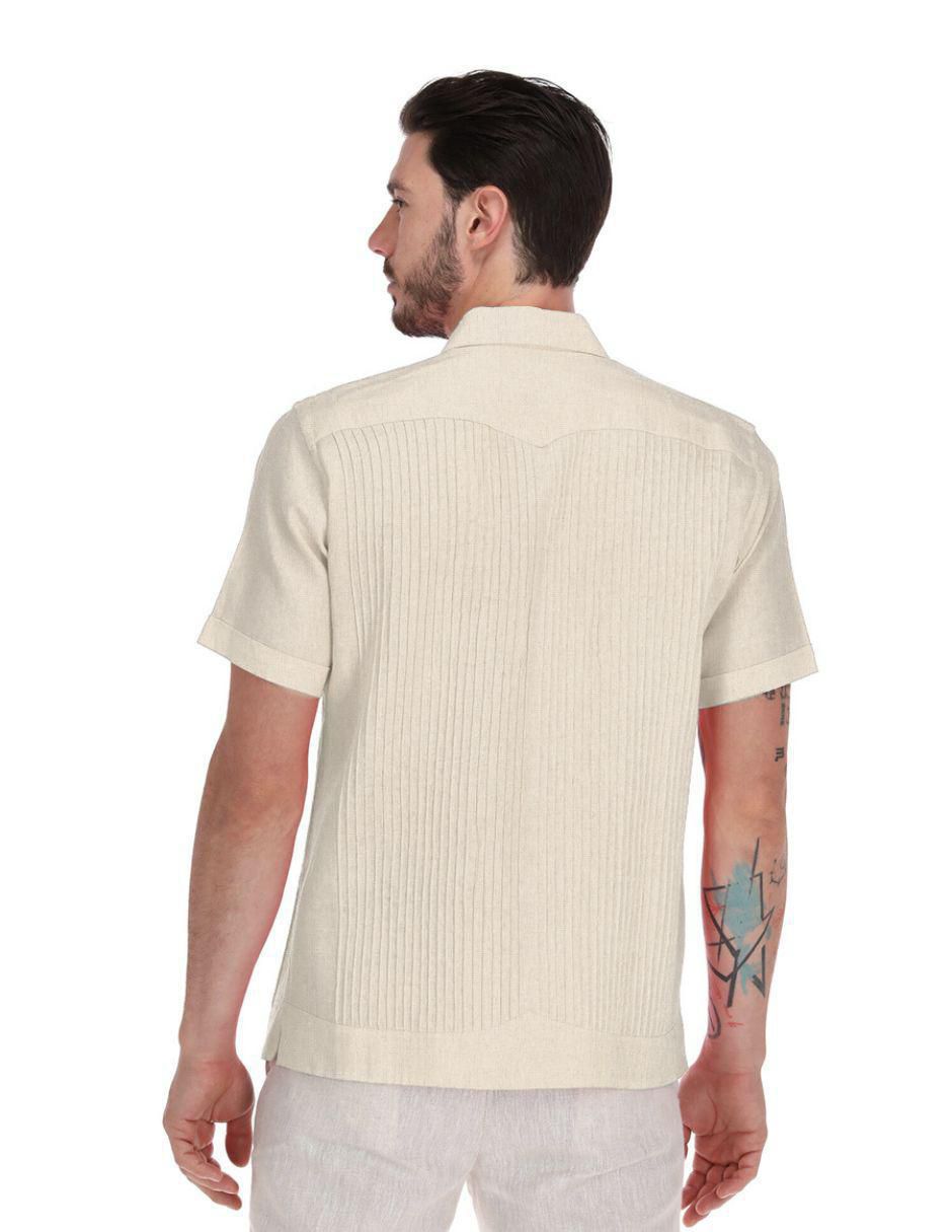 Guayabera manga corta para hombre 3