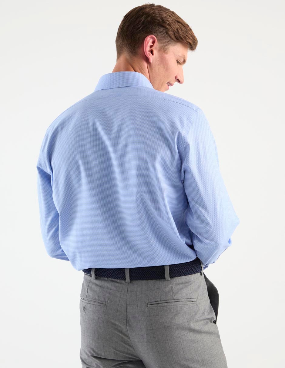 Camisa de vestir de algodón manga larga para hombre 5