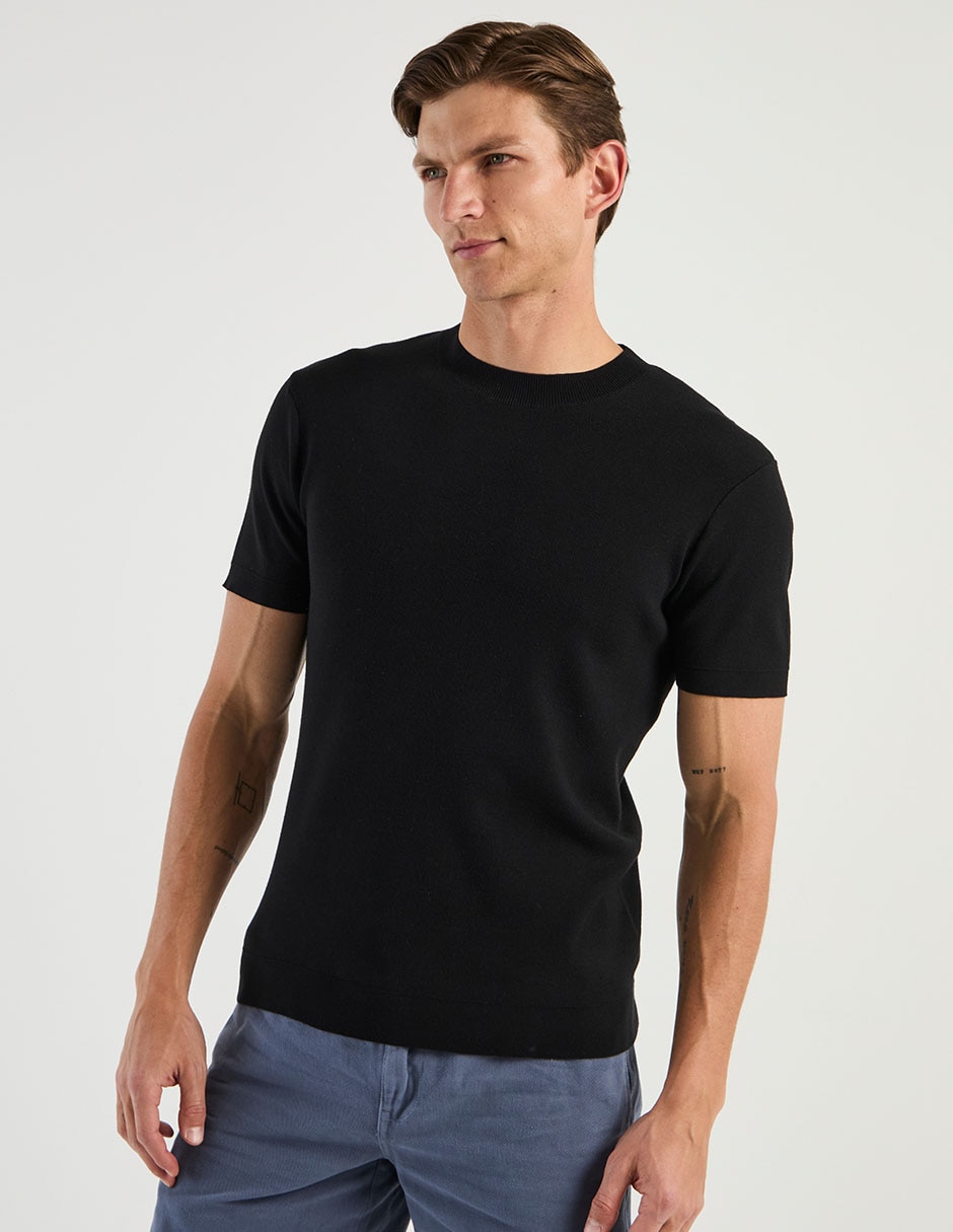 Playera cuello redondo para hombre 1