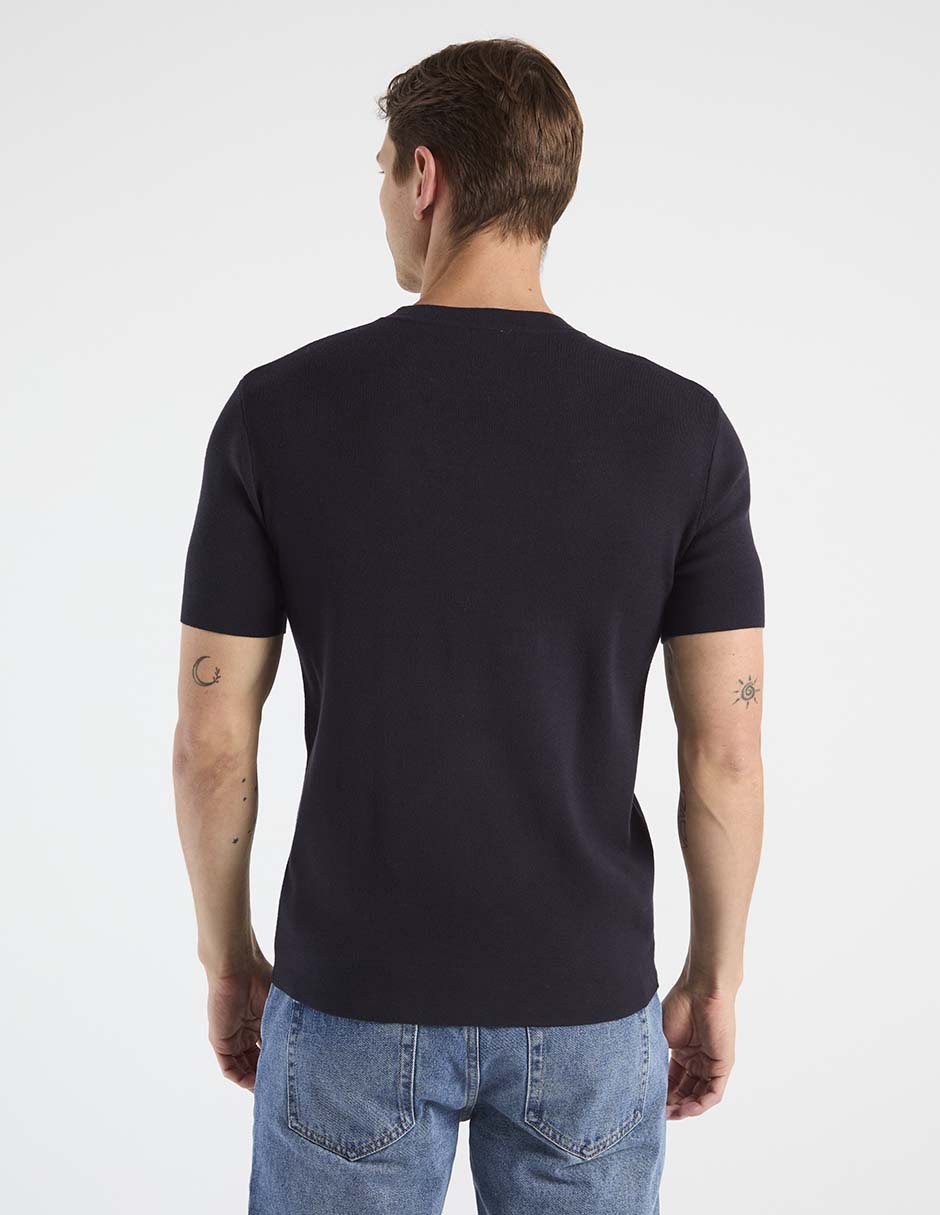Playera cuello redondo para hombre 2