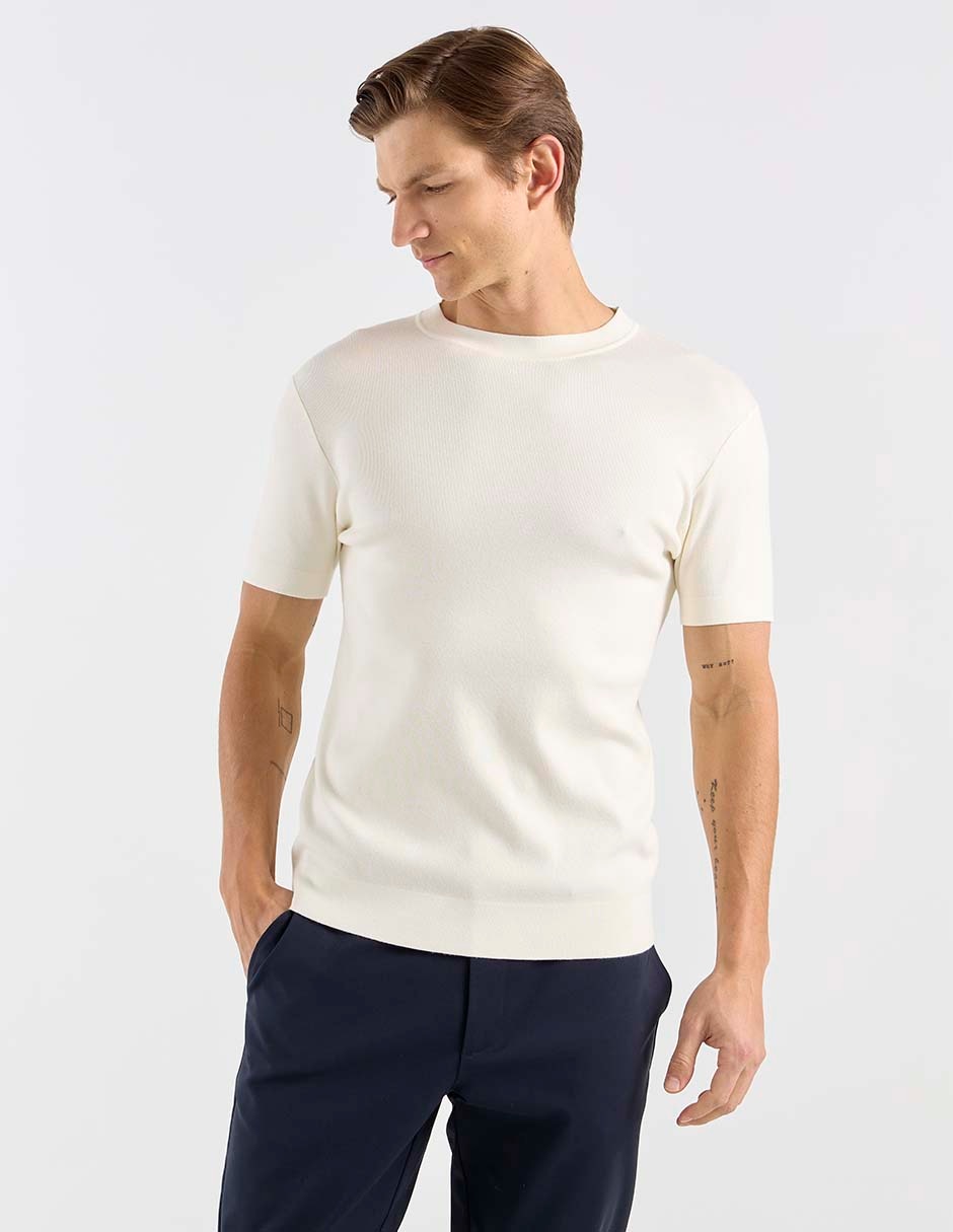 Playera cuello redondo para hombre 2