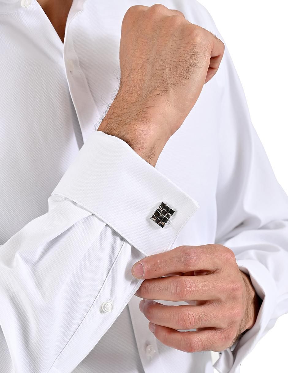 Camisa formal manga larga para hombre 7