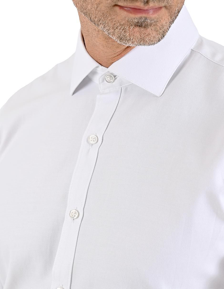 Camisa formal manga larga para hombre