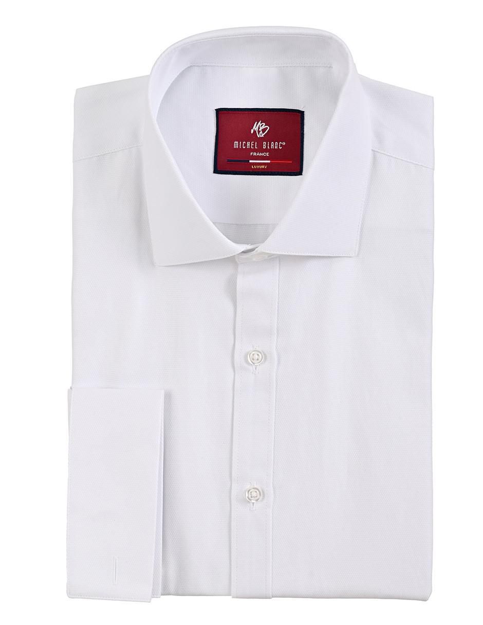 Camisa formal manga larga para hombre