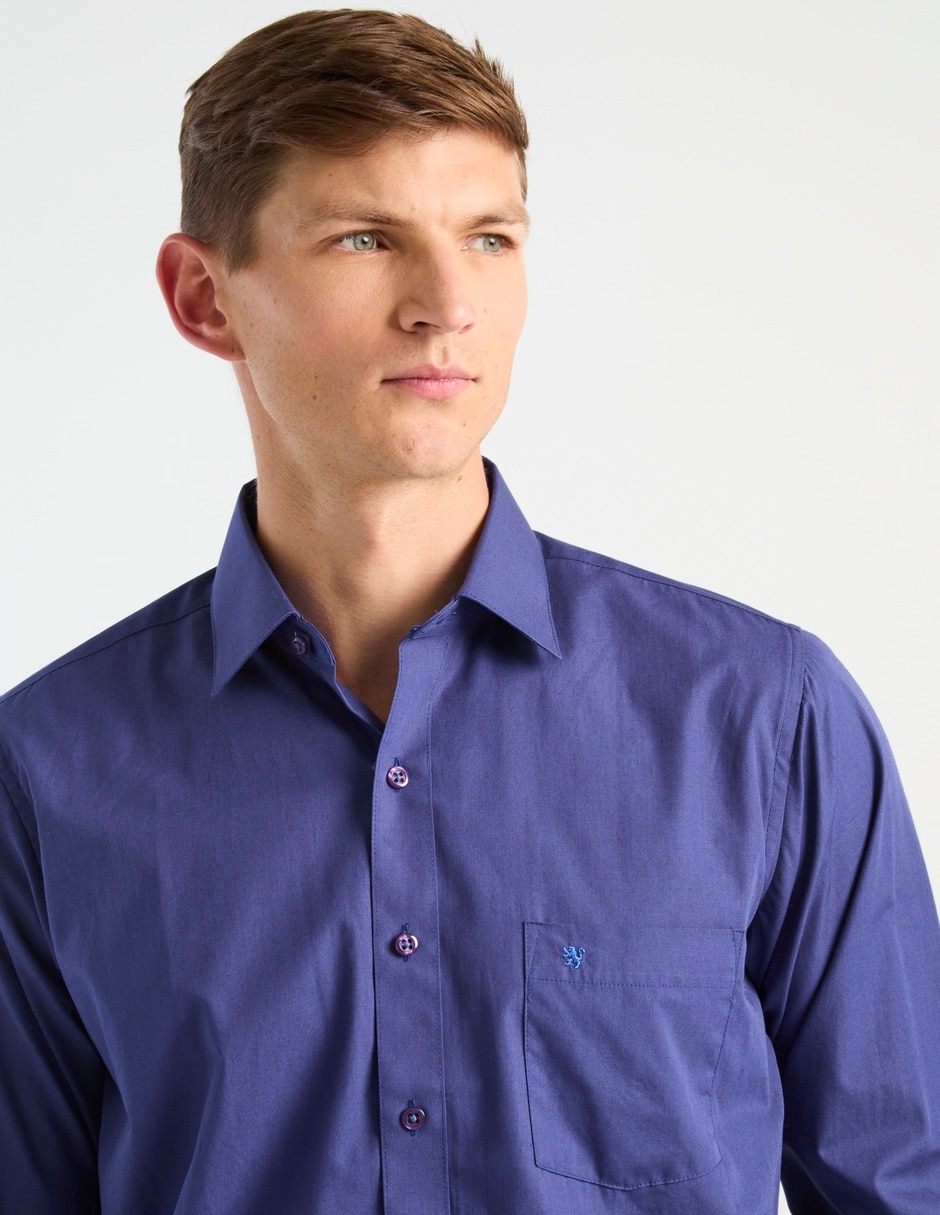 Camisa de vestir manga larga para hombre 7