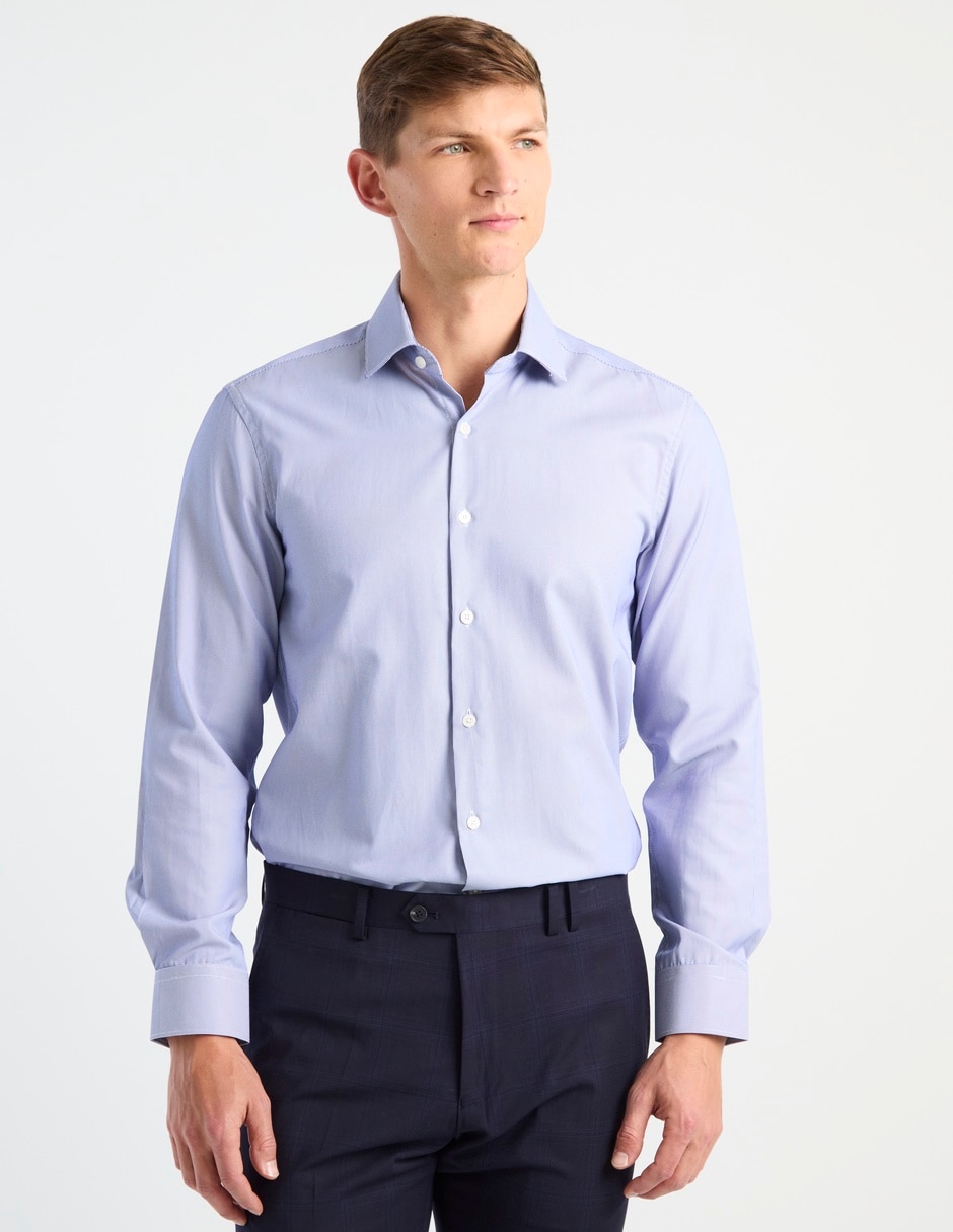 Camisa de vestir manga larga para hombre Camisa de vestir manga larga para hombre