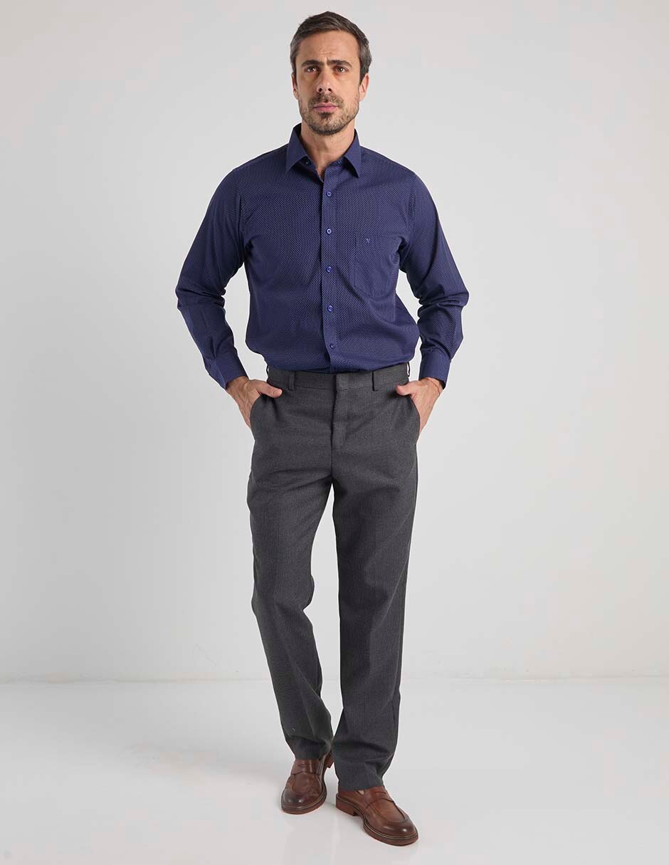 Camisa de vestir Manchester manga larga para hombre