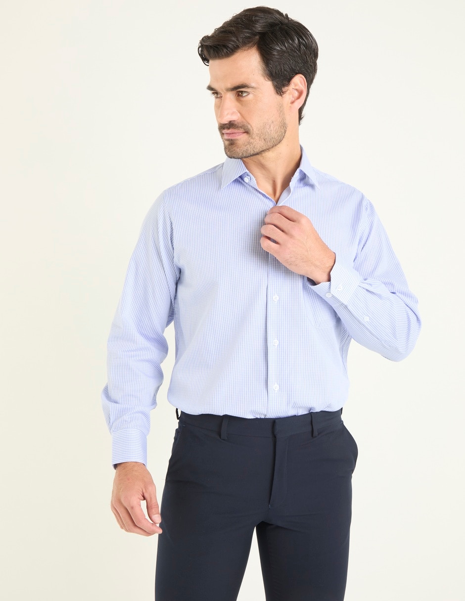 Camisa de vestir manga larga para hombre 1