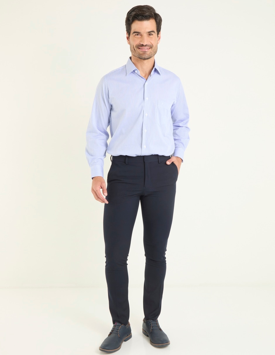 Camisa de vestir manga larga para hombre 6