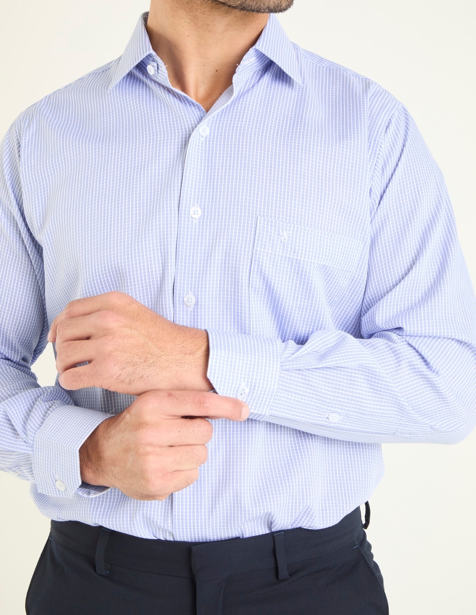 Camisa de vestir manga larga para hombre 7