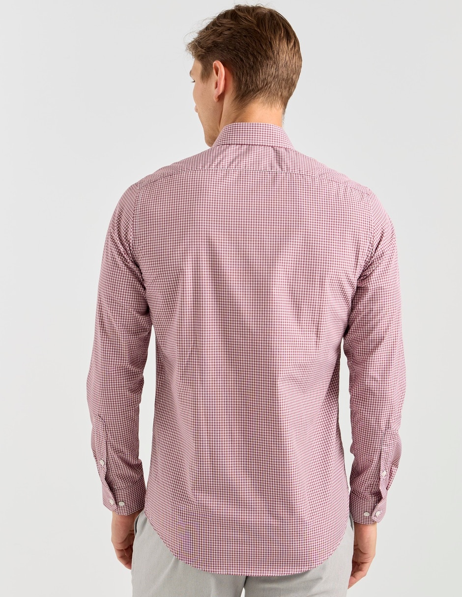 Camisa formal manga larga para hombre