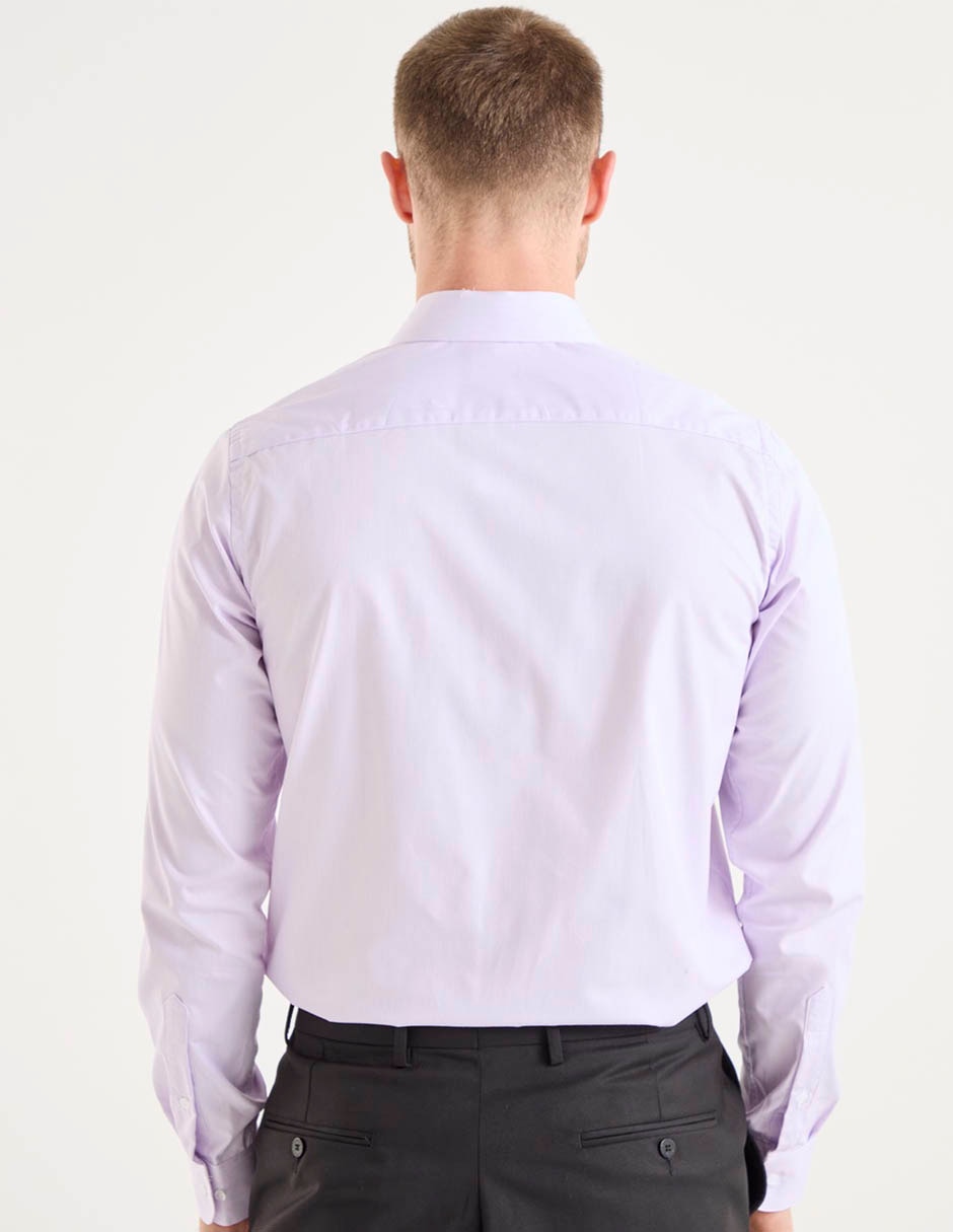 Camisa de vestir Perry Ellis manga larga para hombre