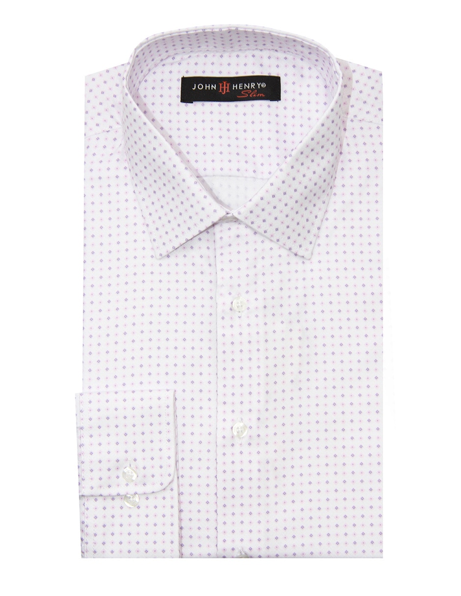 Camisa de vestir manga larga para hombre