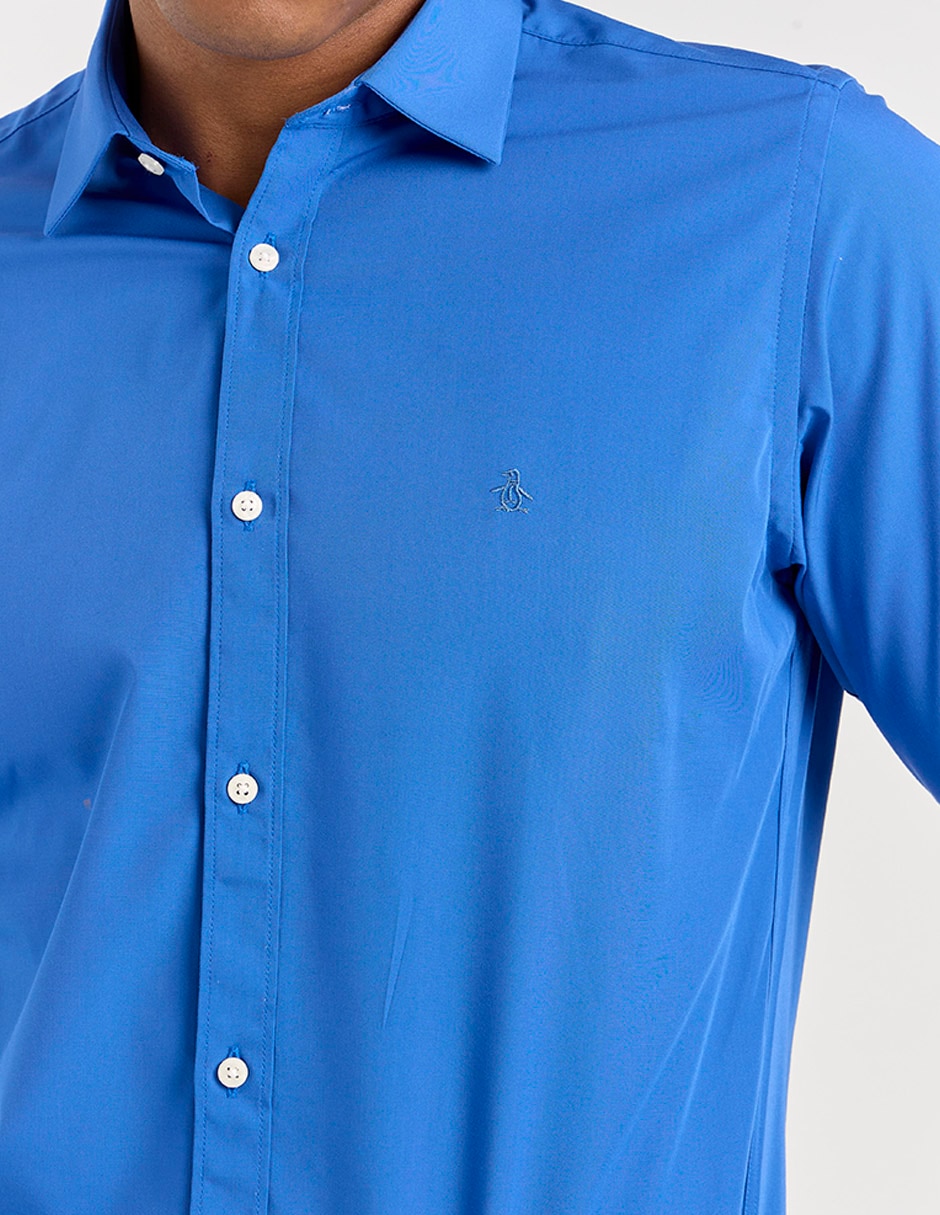 Camisa de vestir manga larga para hombre