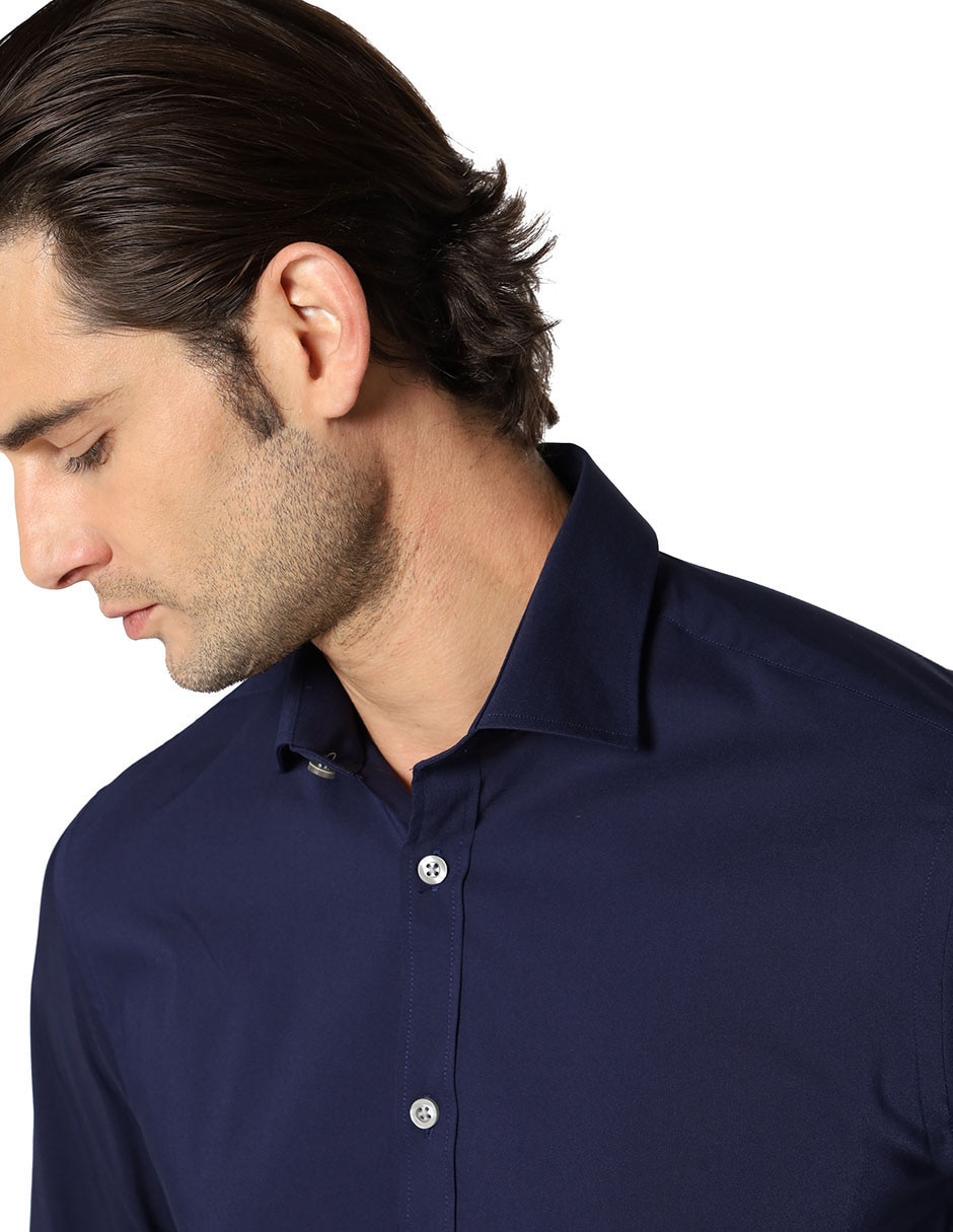 Camisa de vestir Michael Kors de algodón manga larga para hombre